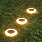 Solar outdoor ground path garden driveway lights