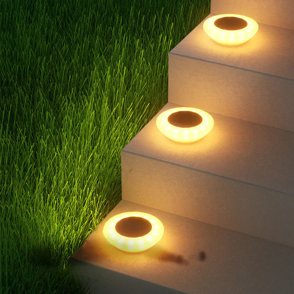 Solar outdoor ground path garden driveway lights