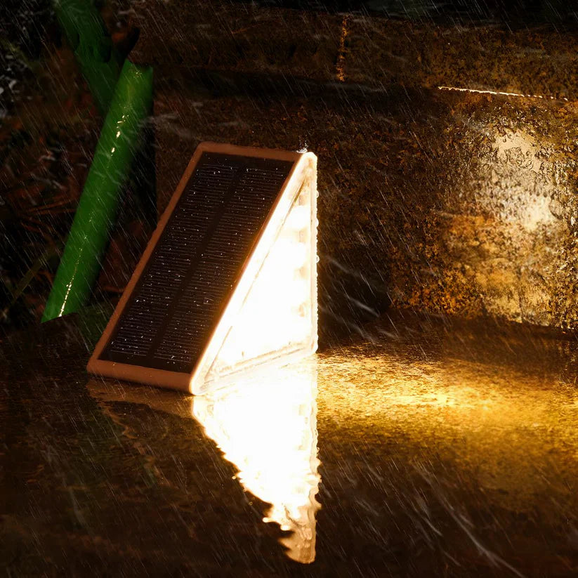 Zewnętrzne światło schodowe solarne LED