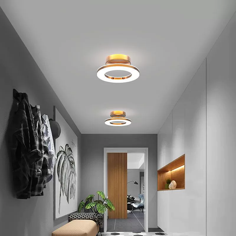 Modern LED ceiling lamp ring for the hallway