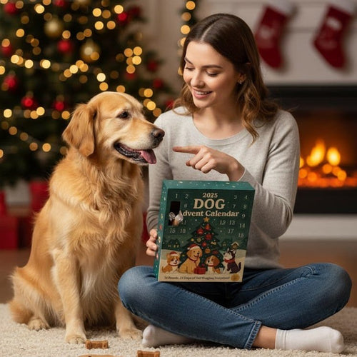 Advent calendar for children with dog figurines, 24 breeds