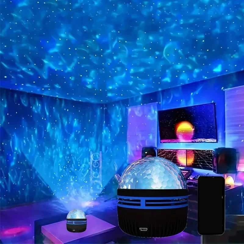 RGB LED star projector with remote control