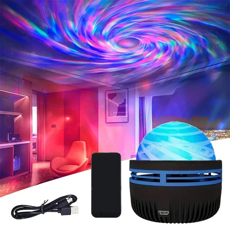 RGB LED star projector with remote control