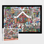 Weihnachtsbaum Shop Jigsaw Puzzle (Keine Blind Box)
