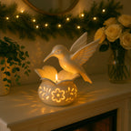 Hummingbird decorative figurine tealight holder