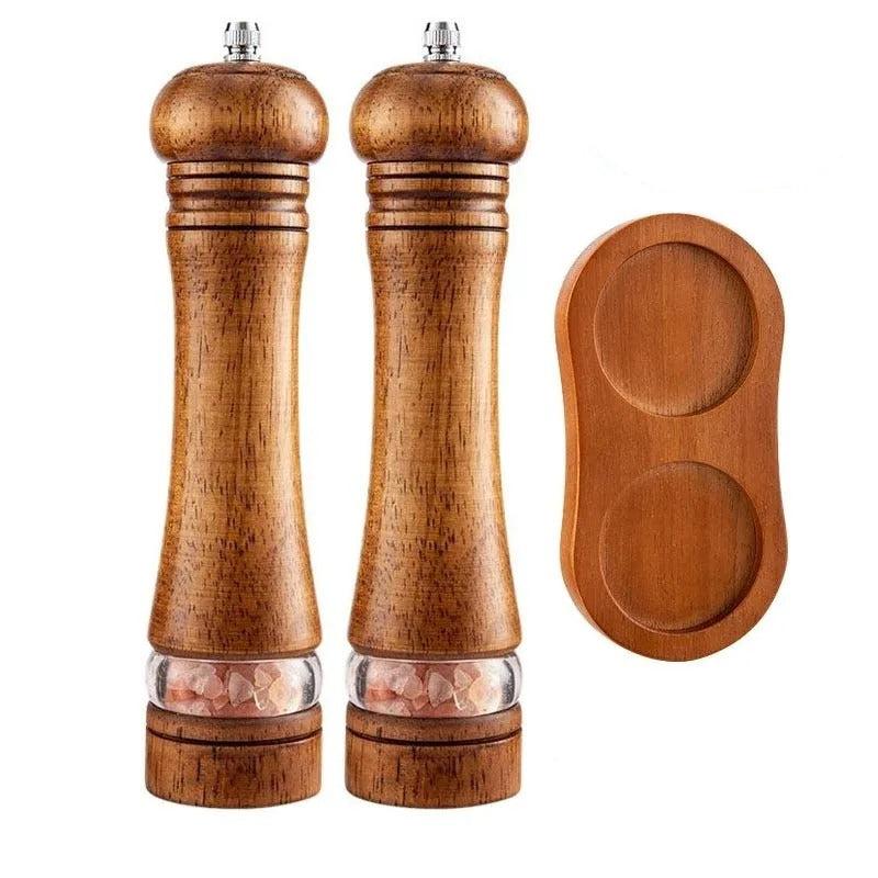 Modern high cylindrical spice grinder for the kitchen